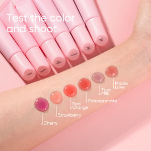 Pink Soft Tube Heiß verkaufendes Lippen öl Kamelien samen öl Feuchtigkeit spendendes, langlebiges, veganes Lippen balsam Gute Qualität OEM Lip Plumper Oil - Product Image 5