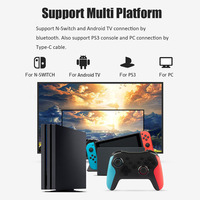 Joystick y Controlador de Juegos Inalámbrico para Nintendo Switch, Android TV, Controlador de Juegos con Cable para PS3, PC