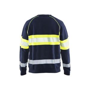 BLAKLADER - 335911588933M Hi-Vis Sweater Azul marino/Amarillo-EAN 7330509467152 ROPA DE TRABAJO DE LA HI-VIS - Product Image 2