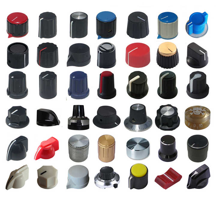 Aluminum and Plastic Colour Potentiometer Knob Electronic Accessories