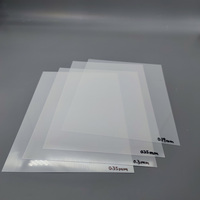 Feuilles de pochoir en Mylar vierge de taille personnalisée 10mil feuilles de Mylar PET translucides pour la découpe au Laser
