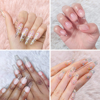 Vernis à ongles acrylique de construction de qualité pour les salons de manucure et les studios, extension de gel UV dur, 1kg