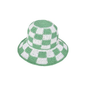 Cappello di paglia da donna estivo personalizzato nuovo stile cappello da spiaggia stile Dooby cappello a secchiello per feste attività sportive quotidiane fatte di carta - Product Image 1