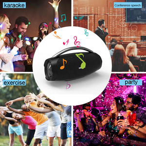 Caja de Subwoofer de 5 Pulgadas Amplificada con Luces LED Intermitentes de Colores, Bafles de Plástico, Altavoz Profesional <span class=keywords><strong>Boombox</strong></span> 3 - Product Image 5