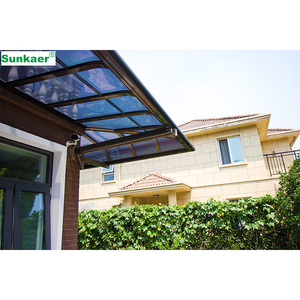 Auvent de fenêtre personnalisé Offre Spéciale de haute résistance Auvent en polycarbonate pour portes et <span class=keywords><strong>terrasses</strong></span> Abri solaire - Product Image 2