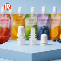 Bouchon à bec verseur en plastique sans BPA de qualité alimentaire pour emballage de jus liquide en sachet souple