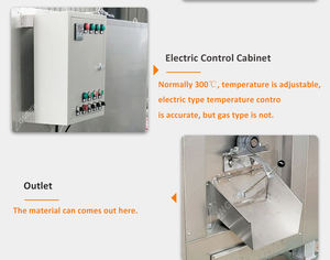 Machine à griller les amandes multifonctionnelle et continue, machine à griller les cacahuètes, ligne de torréfaction et d'emballage des cacahuètes - Product Image 6