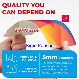 Pochettes d'identification pochettes de stratification plus brillantes Film de stratification mat 125mic Film de stratification en gros - Product Image 5