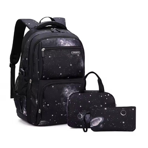 Factory Customized New Fashion High-quality Student Backpack 3 in 1 <b>Set</b> With <b>Lunch</b> Box and Pencil case Waterproof Kids Bags - Product Image 2