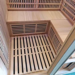 Thick And Soft <strong>Sauna</strong> Hemlock Solid <strong>Sauna</strong> Hot Selling Outdoor Far Infrared <strong>Sauna</strong> Premium Hemlock Modern Electric <strong>Sauna</strong> Room - Product Image 3