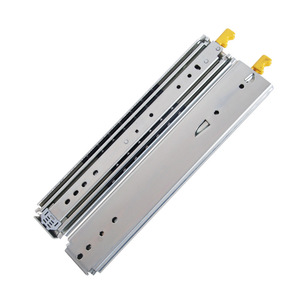 76mm tự khóa nặng công nghiệp ba phần mở rộng đầy đủ ngăn kéo trượt đường sắt 200kg mang hướng dẫn đường sắt trượt ngăn kéo - Product Image 6