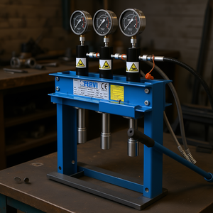 Prensa Hidráulica Manual Fervi P001, Capacidad de 12 Toneladas, Herramienta de Taller - Product Image 3