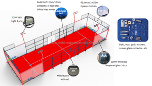 Césped de paleta sintético rojo de 10mm y 12mm, césped deportivo Artificial para césped de pista de tenis de Pádel con alta durabilidad y estética - Product Image 6