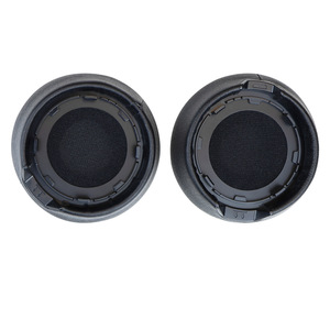 Coussinets d'oreille de remplacement en cuir protéiné respirant à réduction de bruit pour casques sans fil DECT Jabra Engage 55/65/75 - Product Image 4