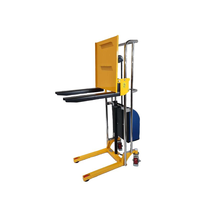 MAIHUI BDDJ Mini gerbeur semi-électrique portable, gerbeur à plateforme, gerbeur semi-électrique