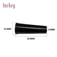 Embouts de chicha jetables noirs de 34 mm pour accessoires en plastique bon marché et colorés, bonbons chicha noirs, embouts de narguilé de 34 mm