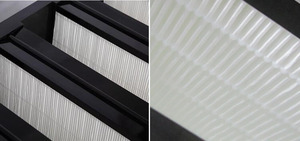 Filtre HEGA en plastique ABS de type V H13 H14 pour système de climatisation domestique, grand volume d'air, filtre anti-poussière haute performance avec média en fibre de verre - Product Image 2