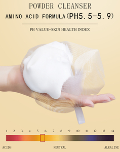 Idratante vegano detergente per pori sensibili al trattamento dell'<span class=keywords><strong>acne</strong></span> effetto di alleggerimento dell'ingrediente aminoacido in polvere per il nutrimento del viso - Product Image 6