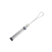 Collier de tension pour câble en acier inoxydable, collier d'ancrage en coin pour fibre optique, pour montage sur poteau