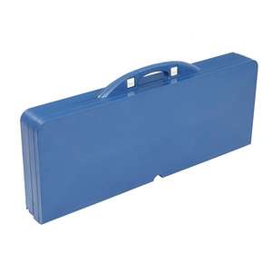 Ensemble de camping en plastique bleu, table et chaises, 1355x83x655cm, 50kg - Product Image 6