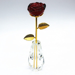 Hoa Hồng Pha Lê Màu Tím Trong Bình Hoa Bomboniere Quà Lưu Niệm Đám Cưới MH-H0128 - Product Image 3