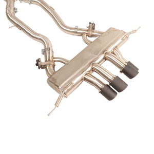Высокопроизводительная выхлопная система Catback из нержавеющей стали для BMW M3/M4 G80/G82 S58 3.0T, 76-89 мм, с клапаном Valvetronic и глушителем - Product Image 2