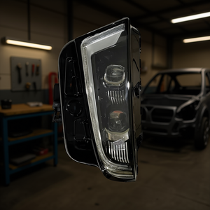 Phare avant chromé au xénon Faro 15-17 Edge P0043 pour mise à niveau de rétrofit 5000K 12V Nouveau système d'éclairage automobile - Product Image 2