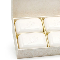 Coffret cadeau de savon à l'acide kojique, savon éclaircissant pour le visage et le corps, savon artisanal, lot de 4, étiquette privée OEM