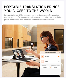 Lunettes Intelligentes IA JM93 avec Caméra Photo/Vidéo, Appel Bluetooth, Traduction Wi-Fi, Commande Vocale, <span class=keywords><strong>Enregistrement</strong></span> <span class=keywords><strong>Audio</strong></span> et Fonction Lunettes de Soleil - Product Image 4
