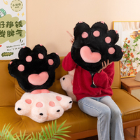 Peluche pour machine à griffes - Oreiller Patte de Chat à Taux de Victoire Élevé, Adorable Animal en Peluche de Dessin Animé pour Arcade et Décoration Intérieure