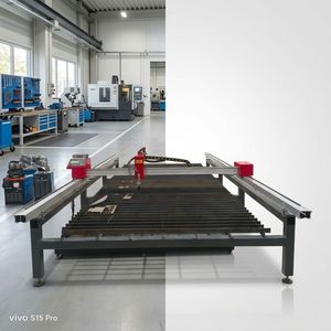 โต๊ะพลาสม่า CNC อุตสาหกรรมขนาด 4x8 เมตร - เครื่องตัดโลหะแบบพกพาพร้อมมอเตอร์สเต็ปเปอร์ |   ระบบ CNC 220V/110V บำรุงรักษาง่าย - Product Image 1