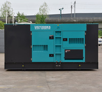 200KW 200KVA chine générateur bon marché usine bon marché, générateur Diesel silencieux en veille