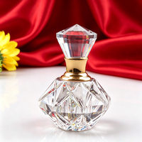 Mini flacon décoratif en cristal pour échantillons de parfum et huiles essentielles, flacon en verre pour cadeaux de mariage