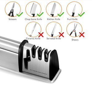 4 in 1 Professional Chef's Kitchen Knife and Scissors Sharpening <b>Tool</b> Premium Quality <b>Sharpeners</b> - Product Image 3