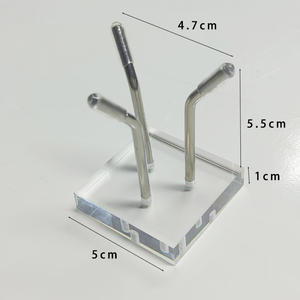 Металлическая витрина с акриловым основанием, декоративная подставка для дисплея, металлическая подставка для дисплея, минеральные геоды, рок - Product Image 6