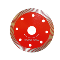 Lame diamantée Turbo super mince pour carreaux de céramique en porcelaine