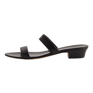 <span class=keywords><strong>Sandali</strong></span> Minimalisti con Doppio Cinturino in Pelle Vegana PU, <span class=keywords><strong>Tacco</strong></span> <span class=keywords><strong>Basso</strong></span> a Blocco, Punta Aperta a Mandorla, Stile Francese Chic per l'Estate e l'Outdoor - Product Image 1