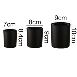Bocaux à bougies en verre transparent blanc vides, fabrication <span class=keywords><strong>de</strong></span> bougies simples sans couvercle en <span class=keywords><strong>bois</strong></span>, récipient pour bougies votives, logo personnalisé pour la fabrication <span class=keywords><strong>de</strong></span> bougies - Product Image 4