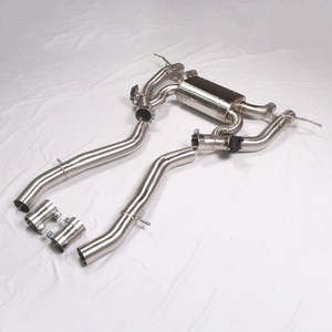 3" S58 M3 G80 M4 G82 Rear Exit Valved Axle Back Exhaust System Valvetronic Muffler Remote Control Stainless Steel 304 5-Year - Product Image 2