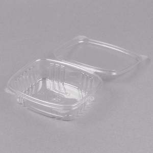 Rõ ràng nhựa vỏ sò delicatessen hộp với nắp đậy rõ ràng 8oz 12oz 16oz 24oz 48oz 64oz dùng một lần Pet bản lề Deli container - Product Image 4