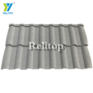 Hoja de techo de metal recubierto de piedra gris tipo Milano para techo de acero galvanizado de resort Distribución de <span class=keywords><strong>venta</strong></span> directa del fabricante - Product Image 2