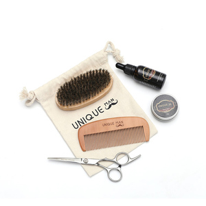 <span class=keywords><strong>Amazon</strong></span> Offre Spéciale huile à <span class=keywords><strong>barbe</strong></span> <span class=keywords><strong>kit</strong></span> de toilettage, ciseaux, rasoir, baume cadeau <span class=keywords><strong>kit</strong></span> de soins de <span class=keywords><strong>barbe</strong></span> - Product Image 3