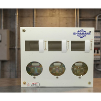 Boîtier de distribution industriel 3 prises DP MCB en métal pour usage extérieur et intérieur OMDMS KK55 Fournisseur en gros d'Inde