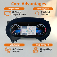 Nuevo Panel de Instrumentos LCD Linux de 12.3 Pulgadas, Resolución 1920x720, Sin Necesidad de Codificación, para Mercedes Clase CLA GLA W176 A180, Plug & Play
