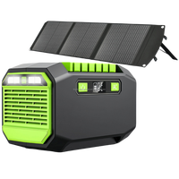Station d'alimentation portable 200W 100Wh, alimentation de secours fiable pour la maison, les situations d'urgence et l'utilisation en extérieur