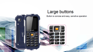 Nouveau débloqué 2 pouces écran IP67 étanche fonction téléphone 2500mAh industrie de la construction téléphone <span class=keywords><strong>robuste</strong></span> professionnel - Product Image 2