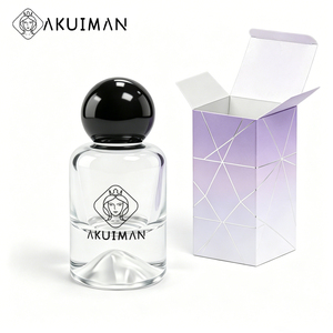 Cosmetic 30ml clear Glass Luxury Wholesale <b>Empty</b> Custom Perfume <b>Spray</b> <b>Bottle</b> with Box Packaging - Product Image 3