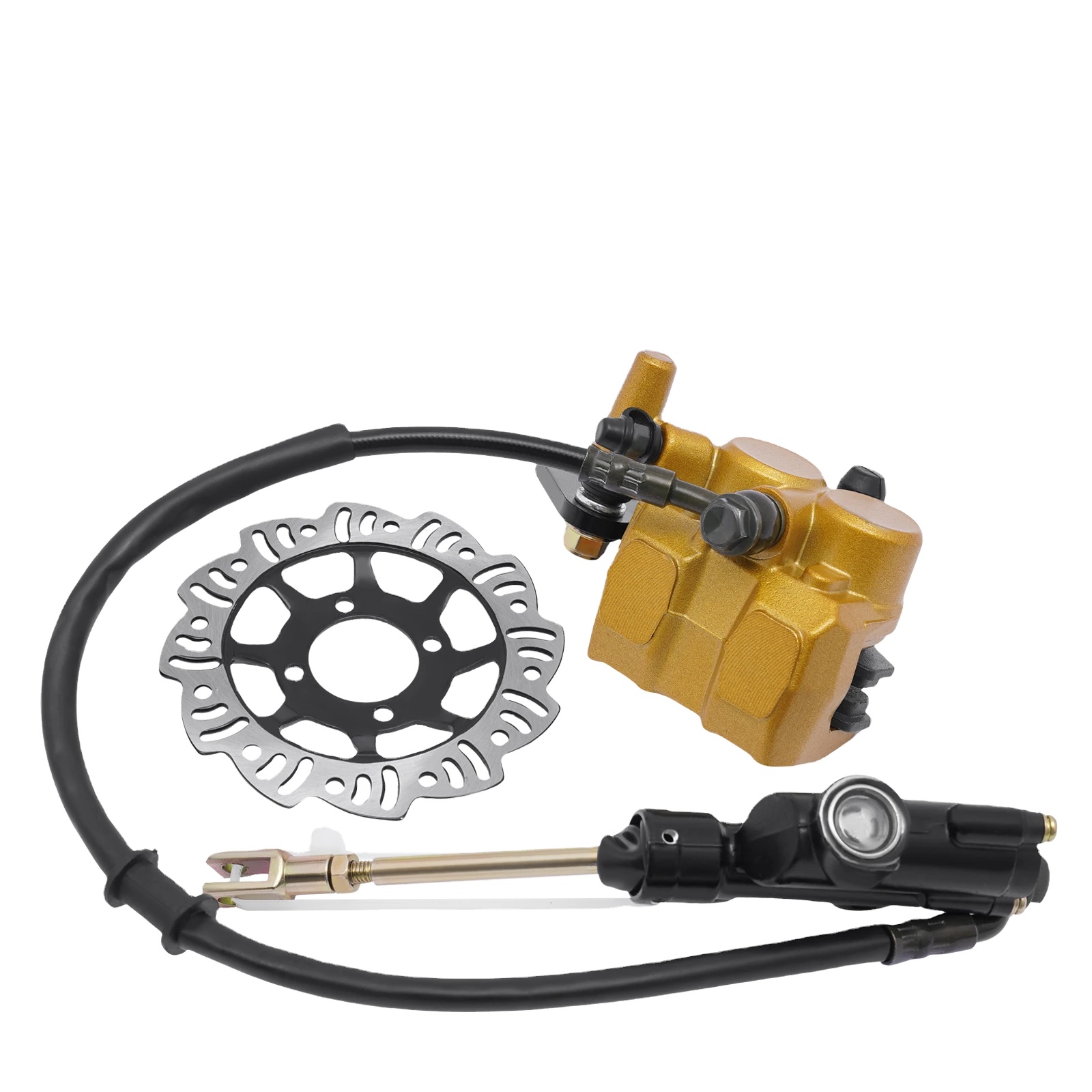 Hydraulic Front Disc Brake Caliper System + Pads 125cc 160cc PIT PRO Dirt Bike - Foto 5