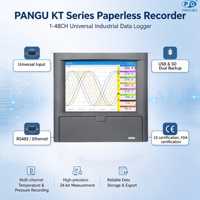 Enregistreur sans papier industriel série PANGU KT, offrant une acquisition de données précises en temps réel pour la surveillance des processus industriels.