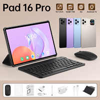 Pad 16 Pro 11-Inch MTK Octa Core Android 15 Tablet 16GB+1TB 108MP 8000mAh 5G Dual SIM WiFi GPS Navigation for KIDS